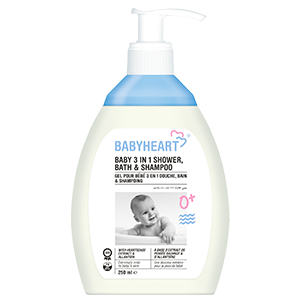 Babyheart - Baby 3 in 1 Shower, Bath & Shampoo